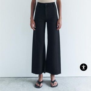 Zara Marine Straight High-Rise Jeans